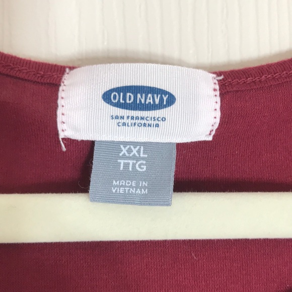 Old Navy maroon sequined tank top XXL - Picture 2 of 5